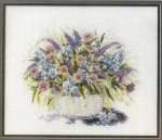 арт. 70-7008 Набор для вышивания Permin "Корзинка с цветами" (Basket with flowers)