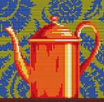 5013 - Подушка Медный чайник   - 40х40см (Collection d`Art)