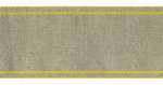 7492/05 Канва лента льняная Permin с желтой кромкой 7х100 см